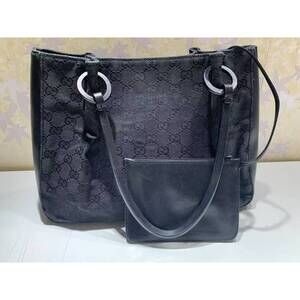 GUCCI GG canvas handbag